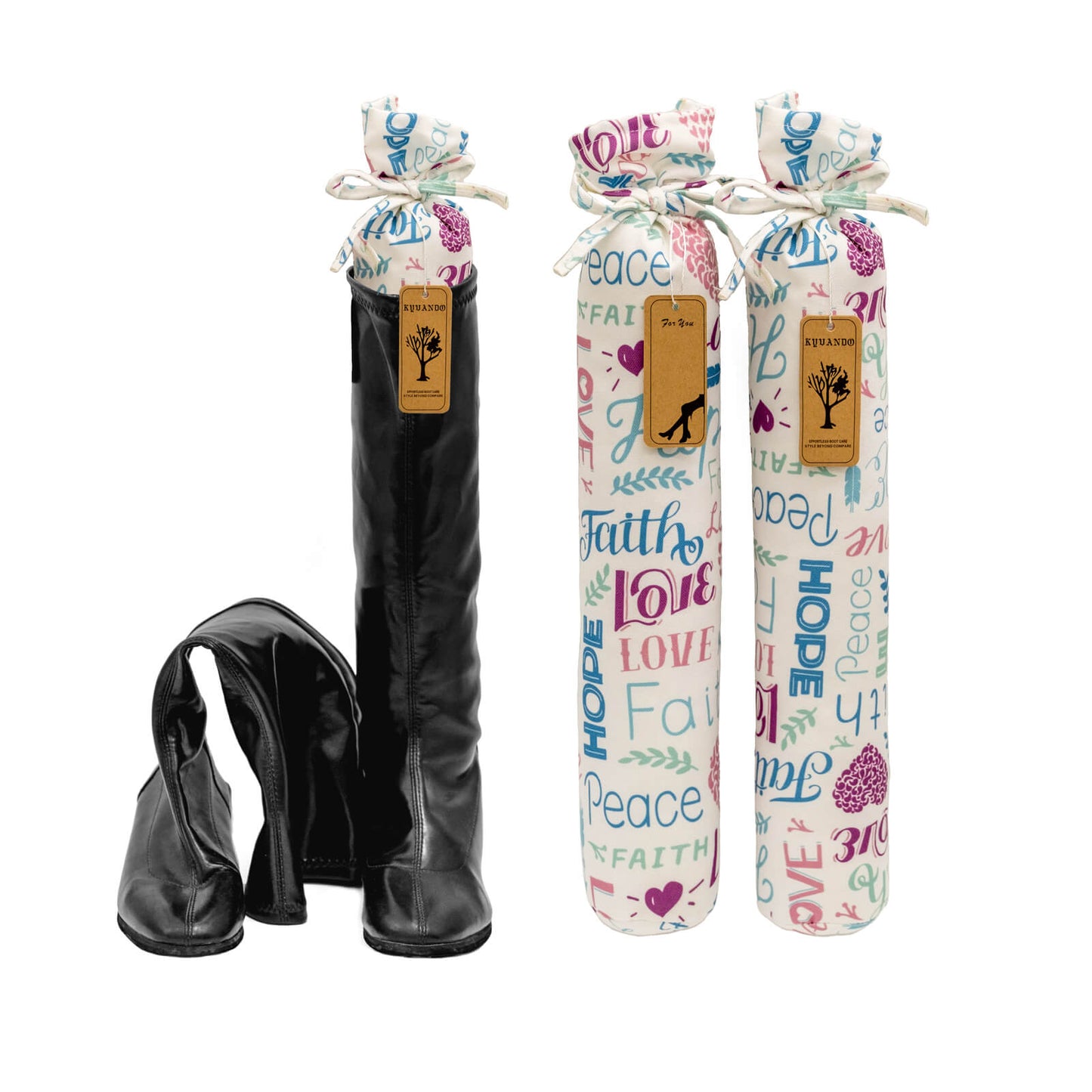 Boot Trees for Tall Boots, Boot Shaper Stands, Women's Tall Boot Shapers, Boot Holders for Cowboy Boots. 1 Pair.