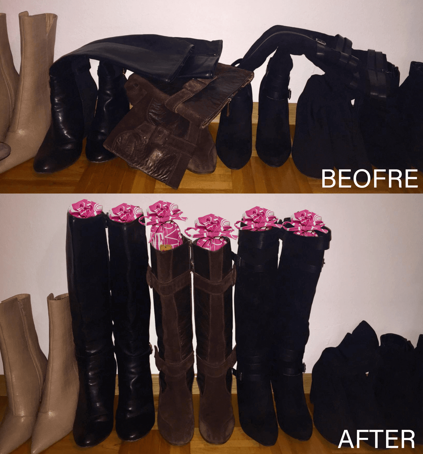 Boot Trees for Tall Boots, Boot Shaper Stands, Women's Tall Boot Shapers, Boot Holders for Cowboy Boots. 1 Pair.