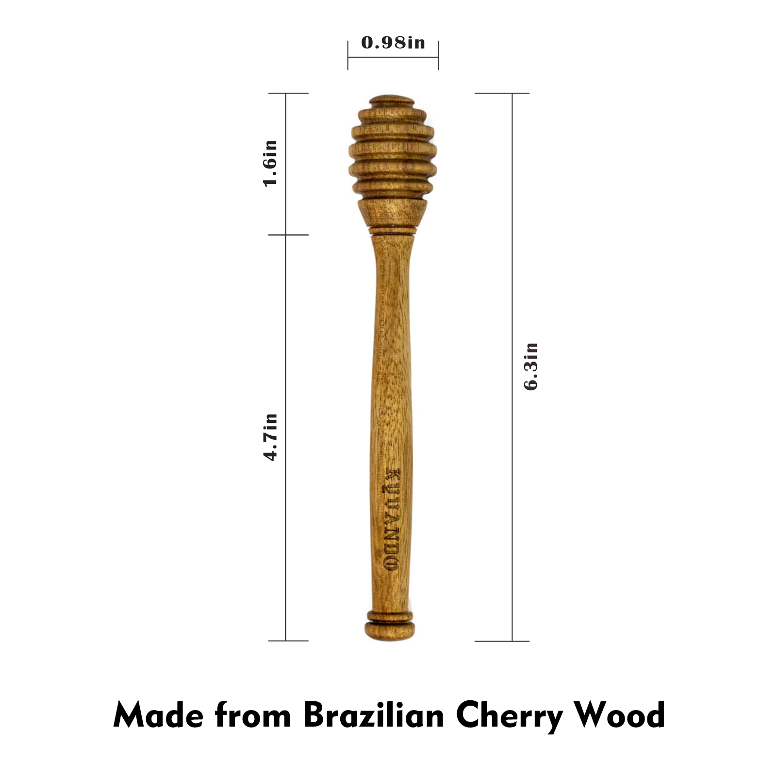 brazilian cherry wood honey dipper durable & warp resistant, preserves honey purity, 2pcs, 6.3 inch brazilian cherry wood honey dipper durable & warp resistant, preserves honey purity, 2pcs, 6.3 inch